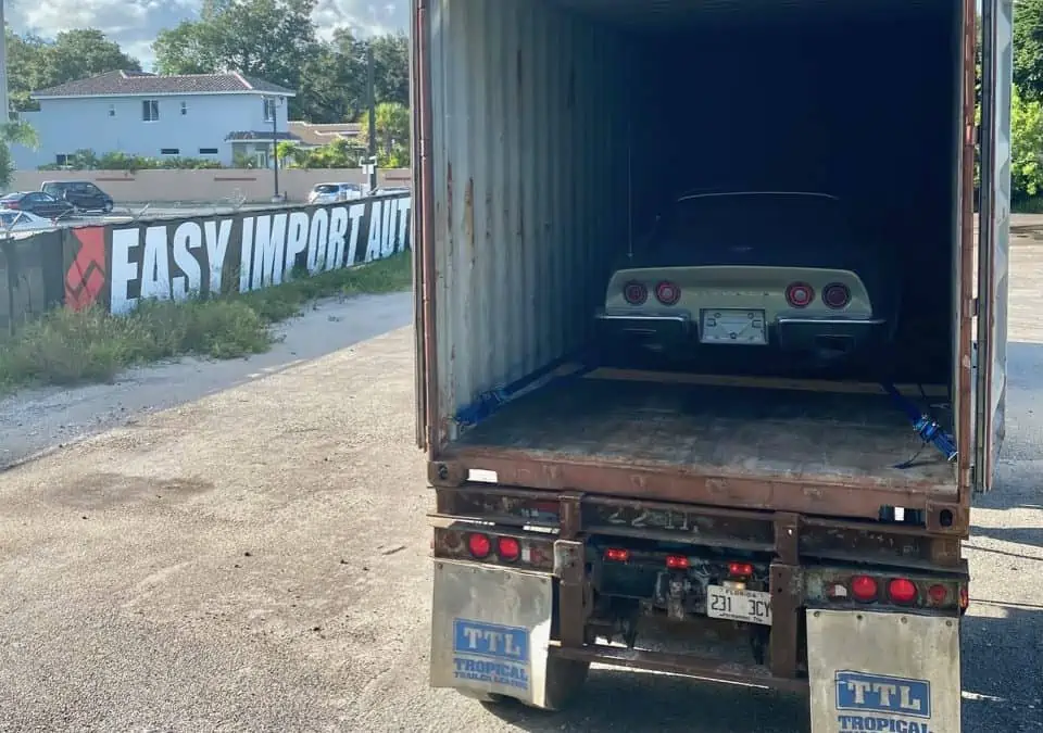 Frais d'importation d'une voiture Américaine